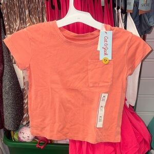 5/$8 Cat & Jack Coral Short Sleeve Tee